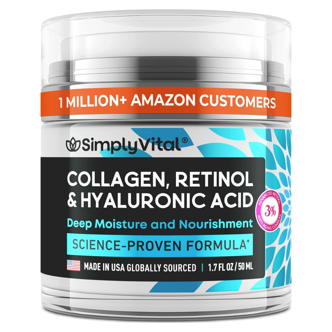 1.7 fl.oz SimplyVital Face Moisturizer Collagen Cream