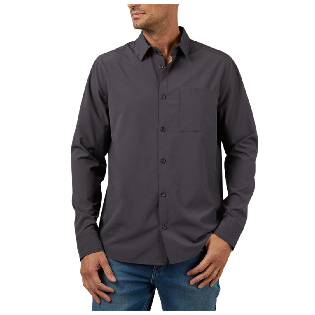 32 Degrees Men's Casual Long Sleeve Dress Shirt
