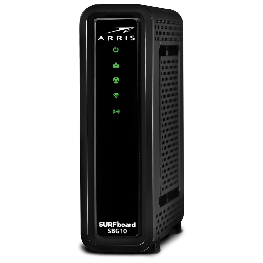 ARRIS Surfboard SBG10-RB 3.0 Cable Modem & AC1600 Dual Band Wi-Fi Router [Renewed]