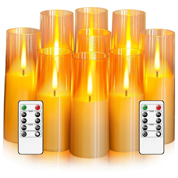 9-Pieces Thorbling Realistic Flameless LED Candles
