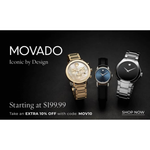 Up To 80% Off + Extra 10% Off On Movado Watches At Ashford