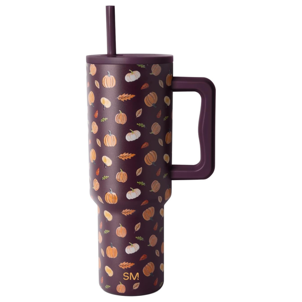 40-Oz Simple Modern Halloween Trek Tumbler With Handle & Straw Lid