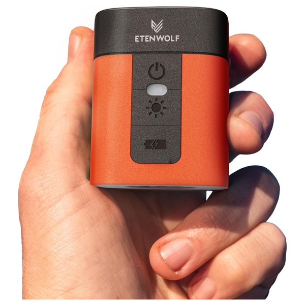 Mini Electric Air Pump W/ 2600 mAh Battery & Camping Light