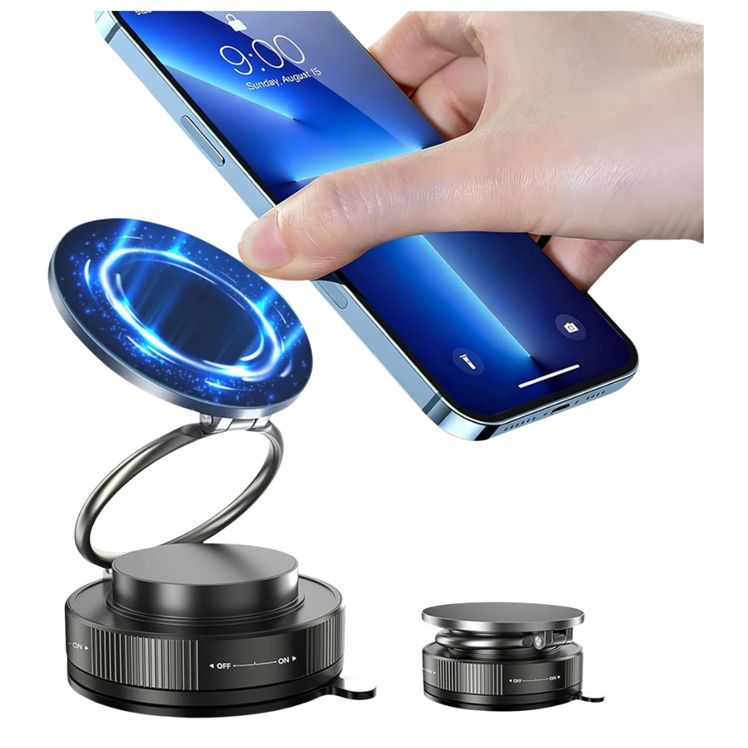 360º Adjustable Magnetic Car Phone Holder With Strong Suction