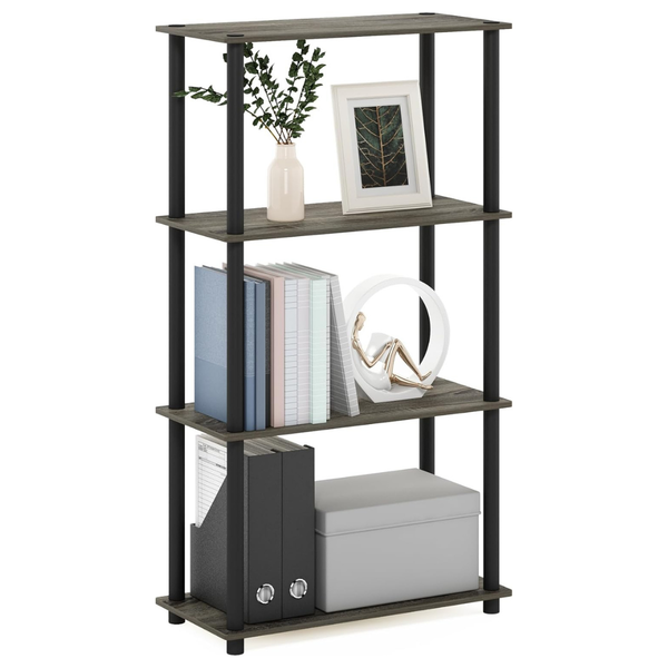 Furinno Turn-N-Tube 4-Tier Multipurpose Shelf Display Rack