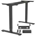 Ergonomic Dual Motor Standing Desk Frame W/ Cable Tray & Hook