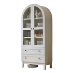 SinCiDo Arched Kitchen Pantry Storage Cabinet