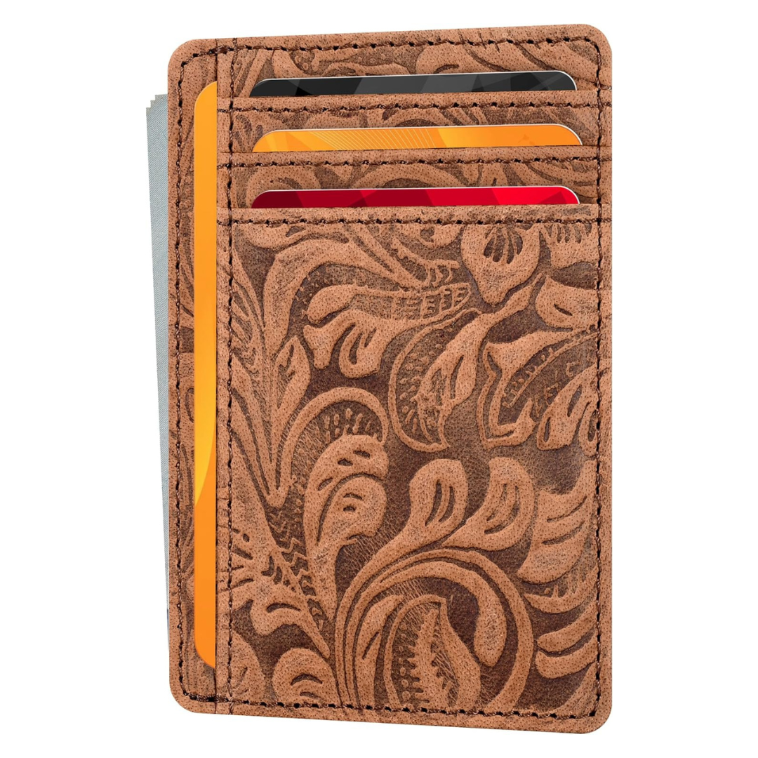 Exclusive Offer On Men's Slim Minimalist Leather Wallets At Amazon