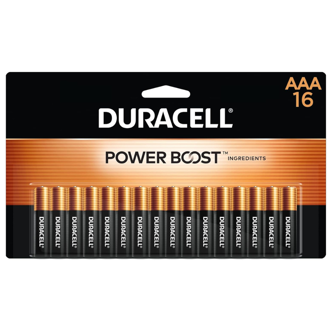 16-Count Duracell Coppertop AAA Batteries