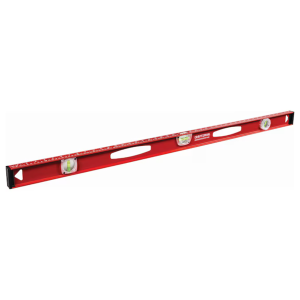48" Craftsman Aluminum Vial I-beam Level