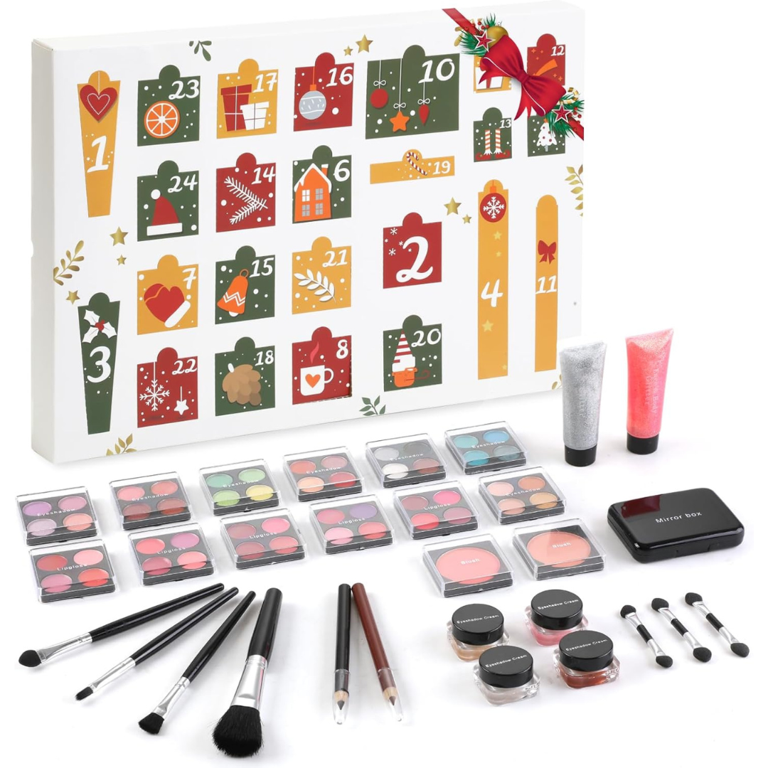 2026 Beauty Countdown Calendar Makeup Gift Set (30pcs)