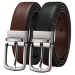 CHAOREN Men's Reversible Leather Belt (1.25")