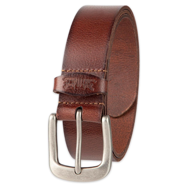Levi's Men's Everyday Casual Belt ( Tan Burnish, Small 30 - 32 Size)