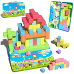 40-Piece Goodtiles Mini Magnetic Blocks Travel Set Tin