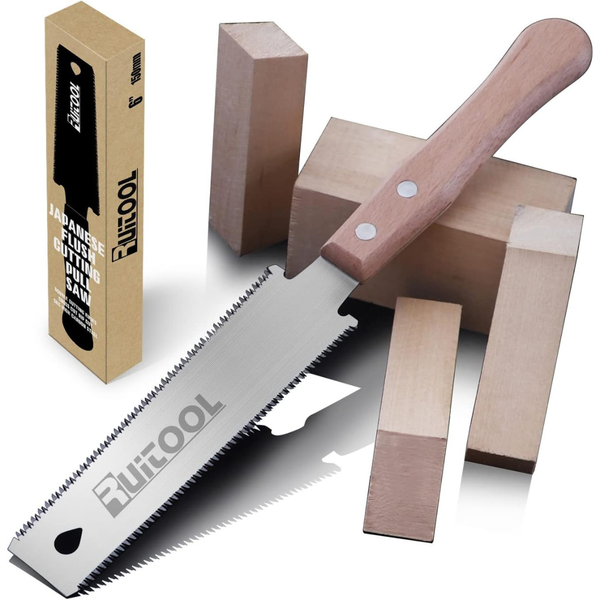 6" Double Edge Sided Japanese Hand Saw with Handle
