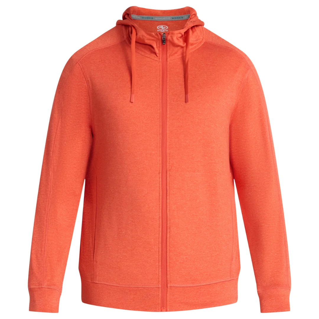 Athletic Works Men's and Big Men's ButterCore Soft Full Zip Hoodie