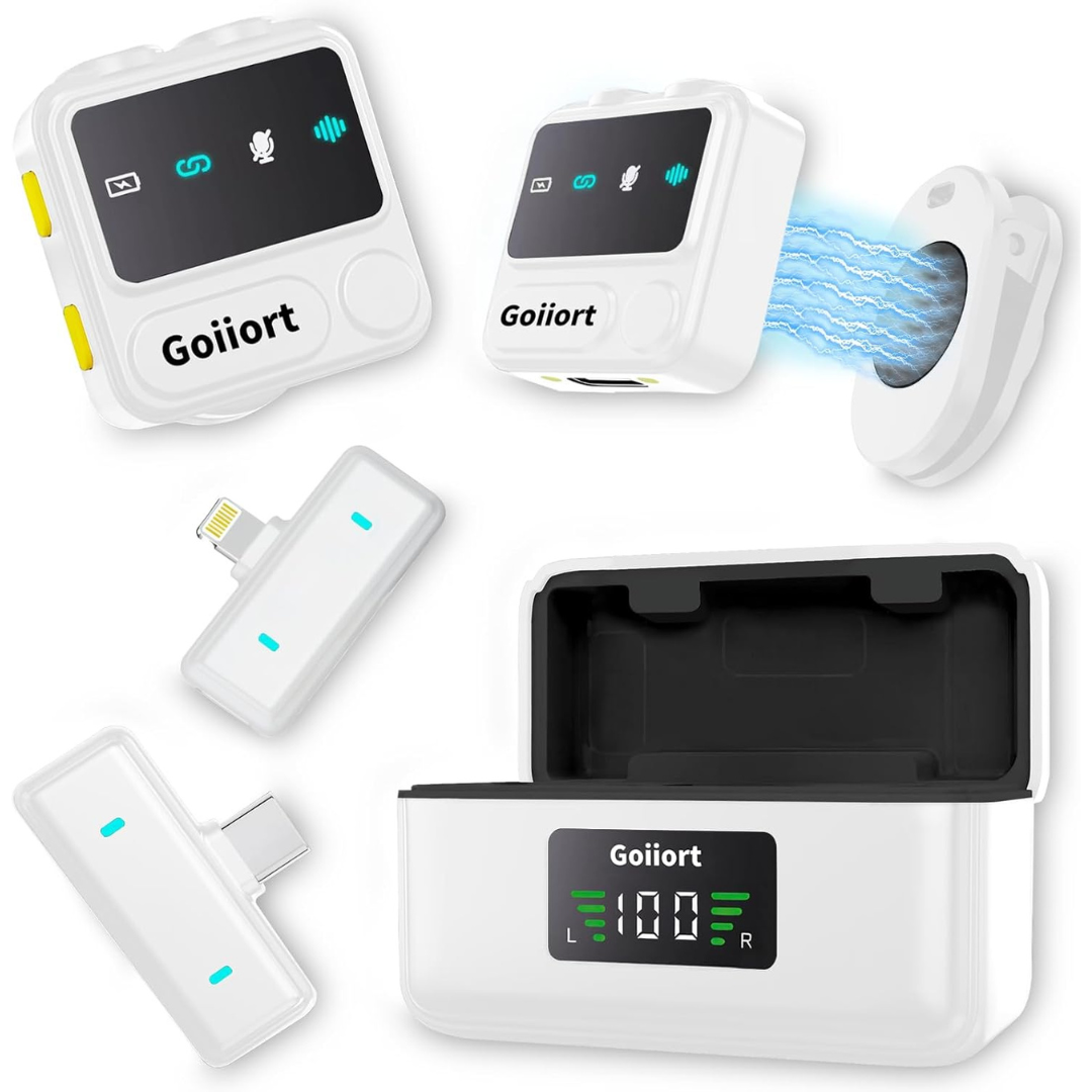 Goiiort Wireless Lavalier Microphone