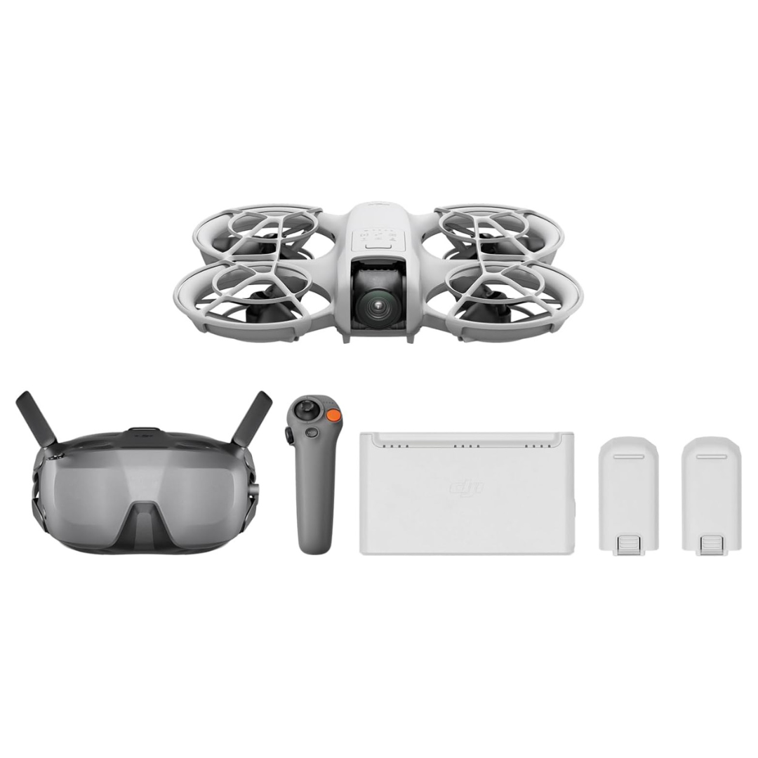 DJI Neo 4K Mini Drone Motion Fly More Combo w/ Goggles N3, 3x Batteries