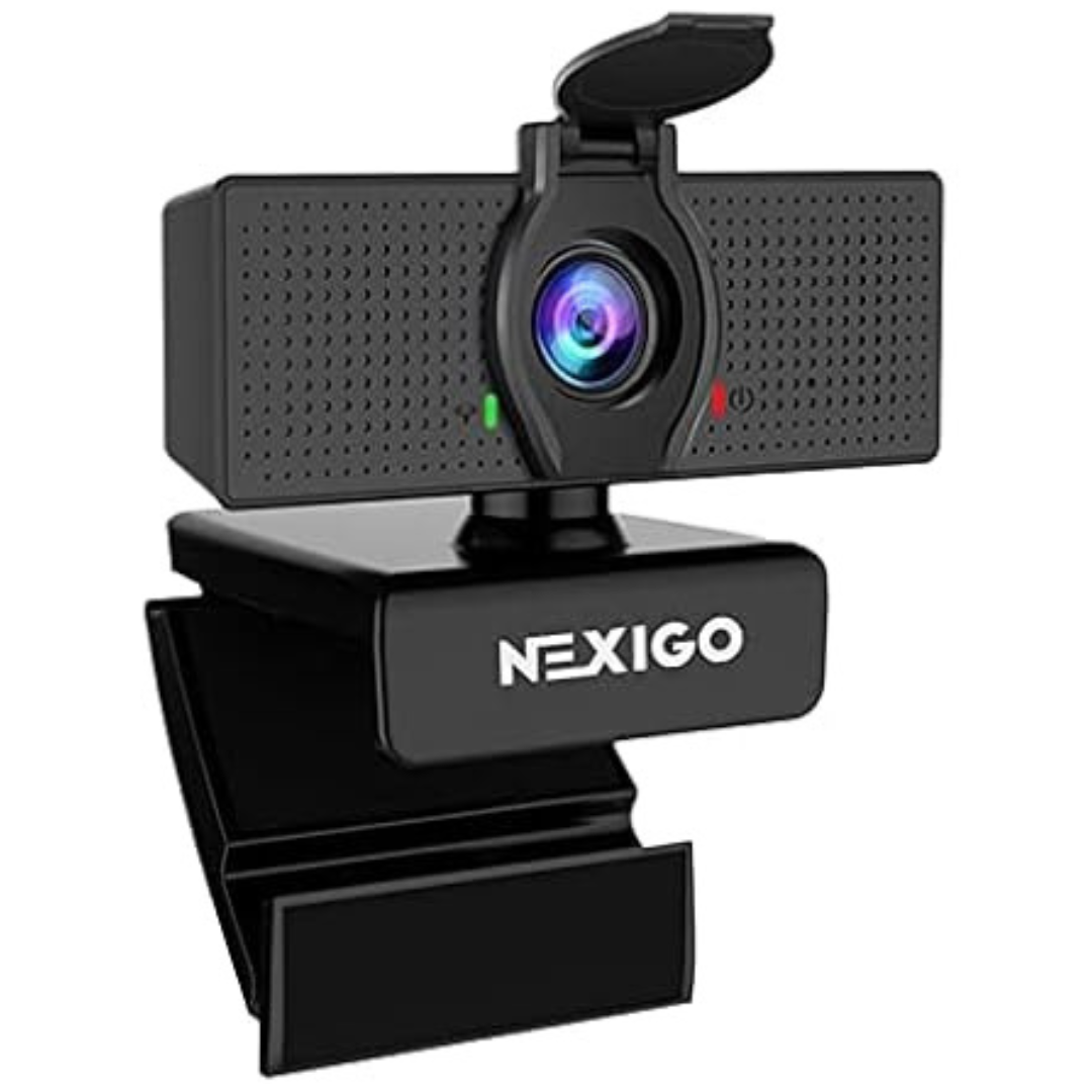 NexiGo 1080P HD Webcam With Microphone & Privacy Cover