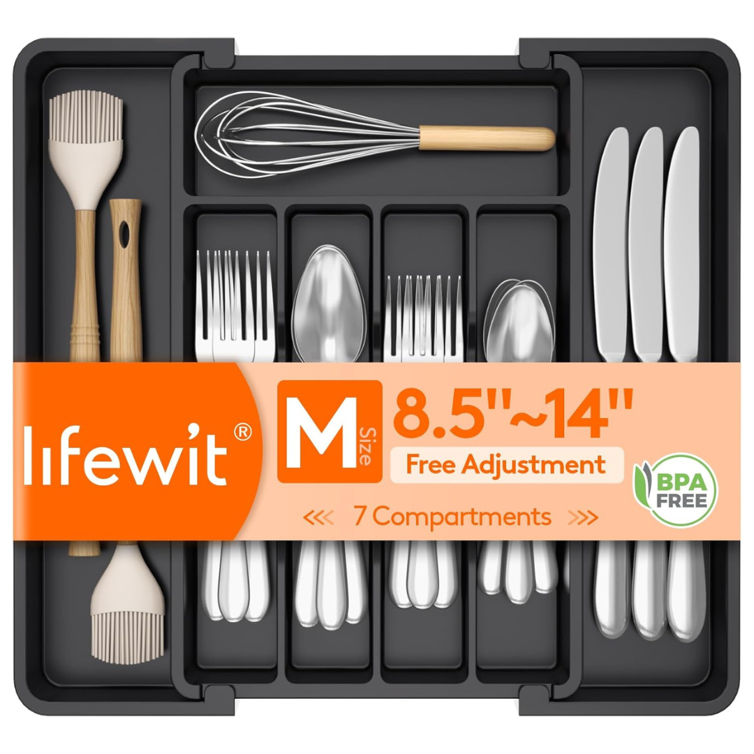 Expandable Silverware / Utensil Kitchen Drawer Organizer