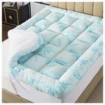 5" Memory Foam Bamboo Viscose Air Layer Twin Size Mattress Topper
