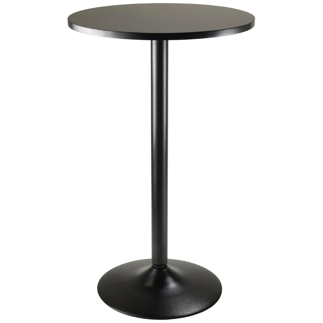 Winsome Obsidion Round Tall Pub Table