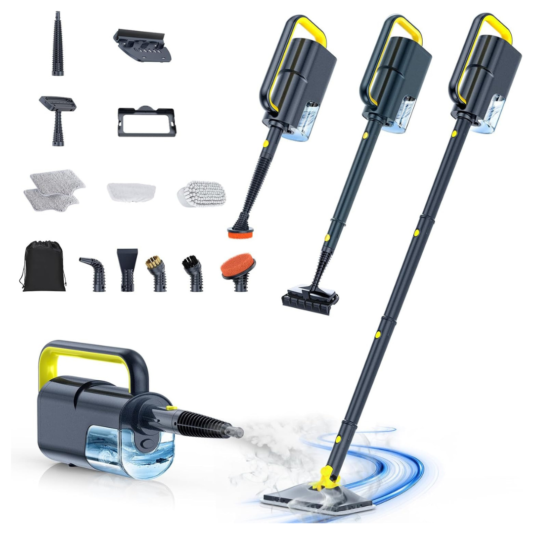 ScrubWiz 10-in-1 Powerful Steam Mop Cleaner