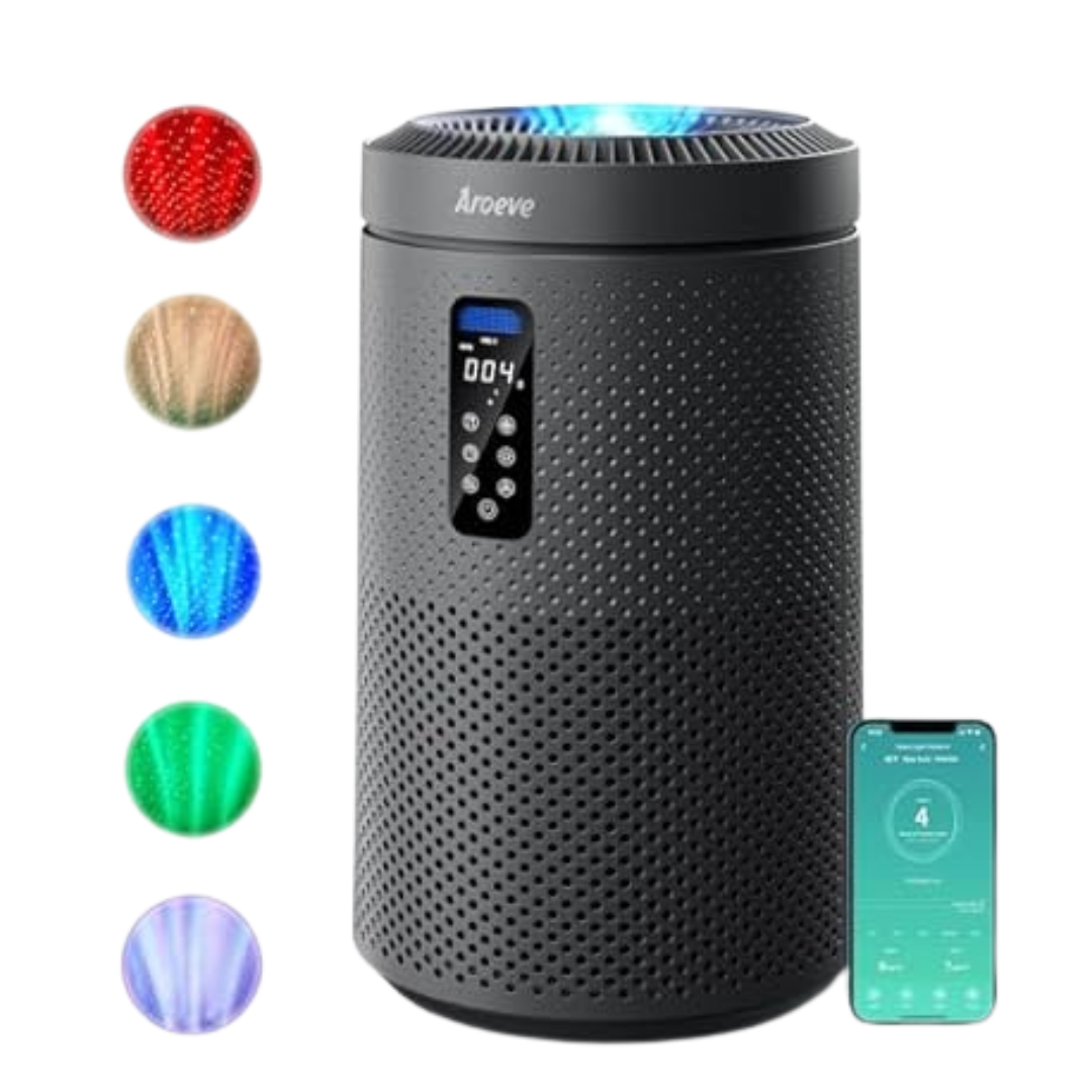 AROEVE Smart WiFi Air Purifier For Large Rooms Up To 1,782 Sq. Ft