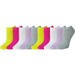 10-Pairs Amazon Essentials Women's Cotton No-Show Athletic Socks
