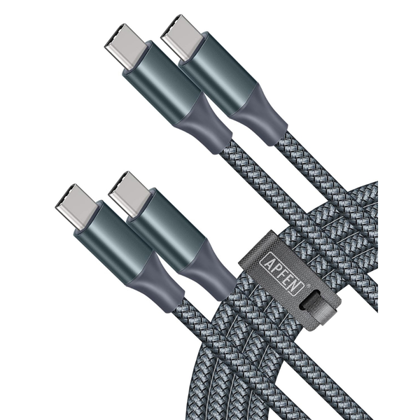 2-Pack 6' APFEN USB-C 60W Fast Charging Cable