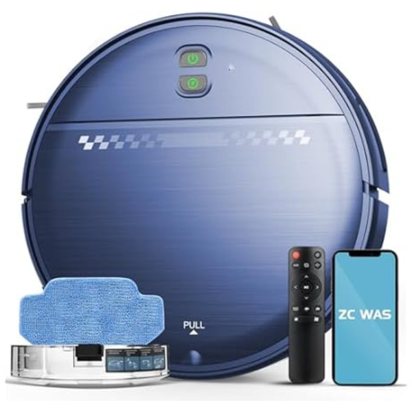 ZC WAS 2 in 1 Robotic Vacuum Cleaner Combo