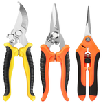 3-Pack Stainless Steel Garden Pruning Shears