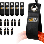 15-Pieces Heavy Duty Cord Wrap Storage Straps