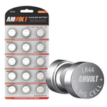 15-Count AmVolt LR44 Button Batteries