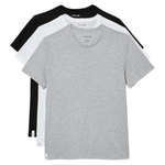 3-Pack Lacoste Men's 100% Cotton Regular Fit Crew Neck T-Shirt