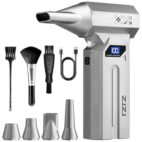 4-Gears Adjustable Cordless Air Blower With LED Light