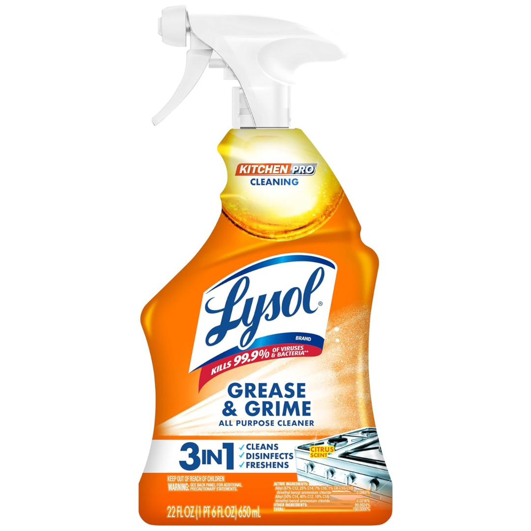 22-Oz Lysol Pro All Purpose Kitchen Spray Cleaner & Degreaser