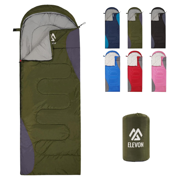 Elevon Portable Waterproof Lightweight Design Sleeping Bag (Green)