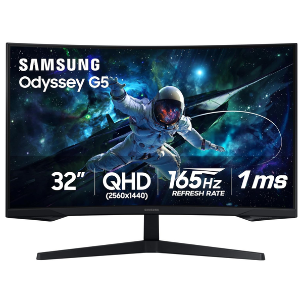 32" Samsung Odyssey G55C Series WQHD HDR Gaming Monitor