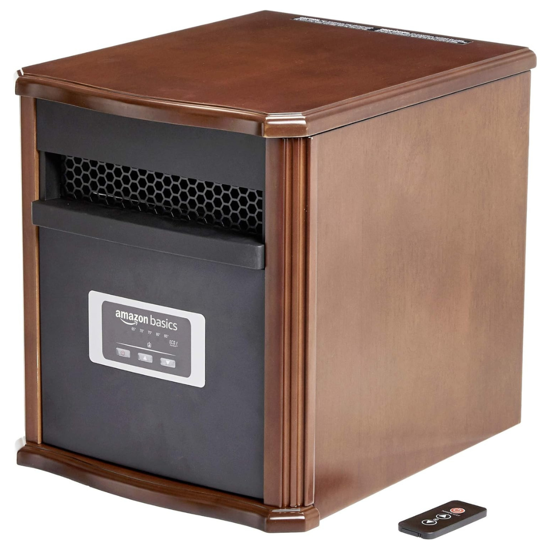 Amazon Basics 1500W Power Setting Eco-Smart Space Heater