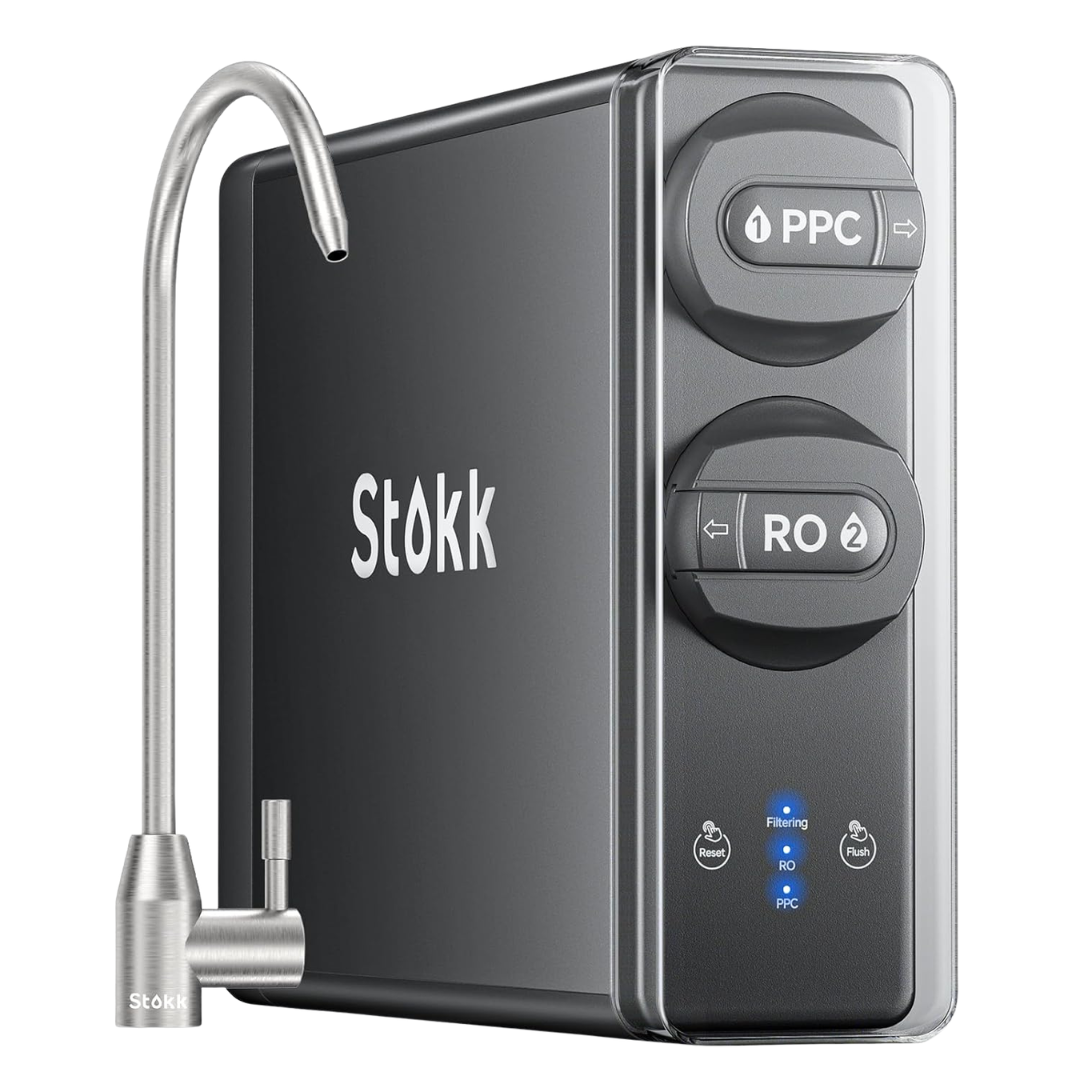 Stokk Tankless 8-Stage Reverse Osmosis System (400 GPD, Gray)