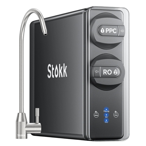 Stokk Tankless 8-Stage Reverse Osmosis System (400 GPD, Gray)