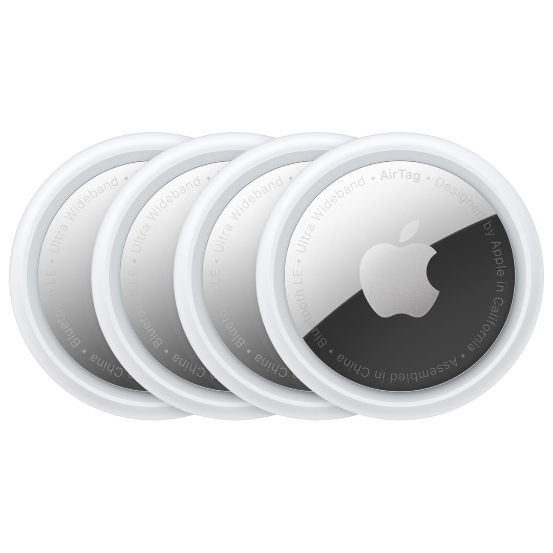 4-Pack Apple AirTags Item Tracker With Apple Find My