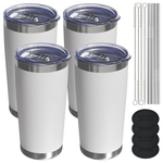 4-Pack 20-Oz Stainless Steel Vacuum Insulated Tumblers (Various)