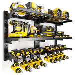 Modular 6 Shelves Wall-Mount Power Tool Organizer (300 lbs)