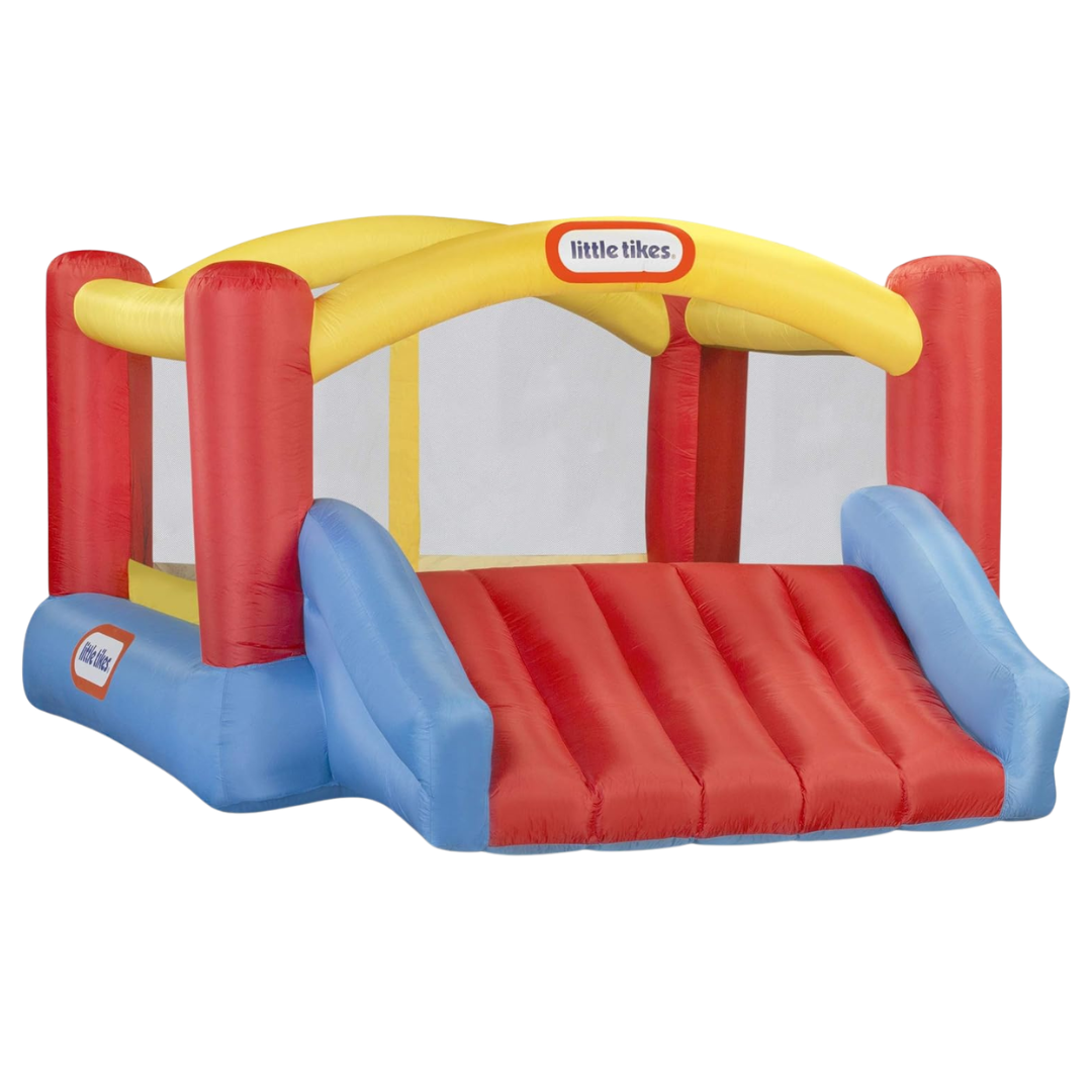 Little Tikes Jump 'n Slide Inflatable Bouncer With Blower & Storage Bag