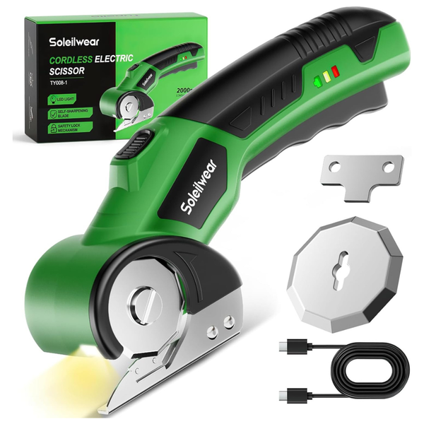 4V Cordless Electric Rechargeable Cardboard Cutter With 2 Blades