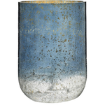 Illume Noble Holiday North Sky Large Crackle Glass Candle