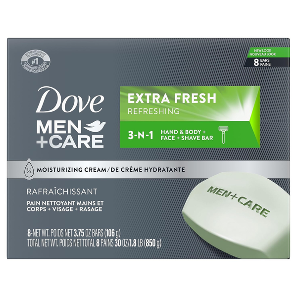 8-Count 3.75-Oz Dove Men + Care 3-in-1 Bar Soap