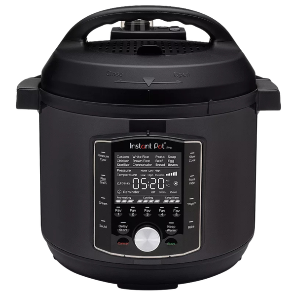 6QT Instant Pot Pro 10-in-1 Pressure Cooker (Matte Black)